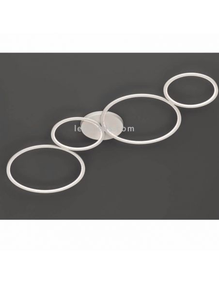 Plafón LED con círculos Rondo blanco de trio lighting | LeonLeds Iluminación