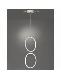 Lámpara de techo LED Minimalista Rondo blanca | LeonLeds Iluminación 2