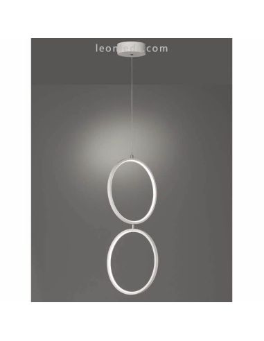 Lámpara de techo LED Minimalista Rondo blanca | LeonLeds Iluminación
