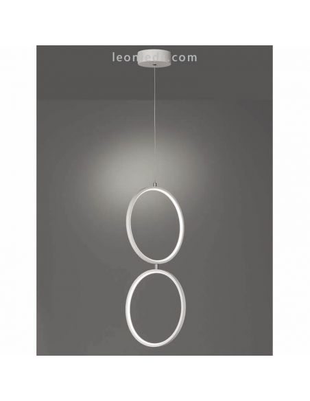 Plafonnier LED Rondo Minimaliste Blanc | Éclairage LeonLeds