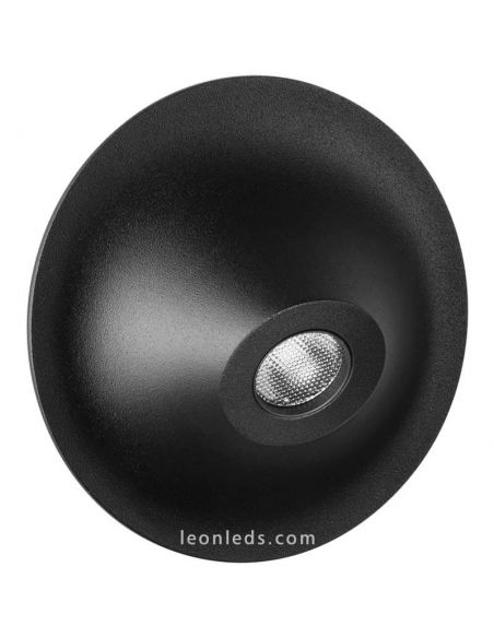 Bañador LED de pared Rhino Negro texturizado | LeonLeds Iluminación