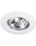 Aro empotrable redondo fijo Basic Fix Blanco | LeonLeds Iluminación