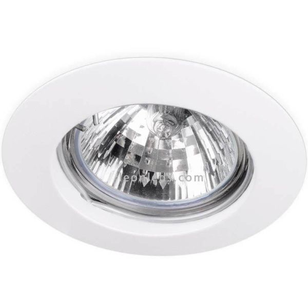 Aro empotrable redondo fijo Basic Fix Blanco | LeonLeds Iluminación