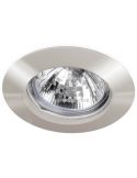 Aro empotrable redondo fijo Basic Fix Acero Anonizado | LeonLeds Iluminación