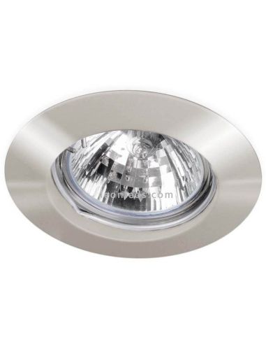 Anneau encastré rond fixe Basic Fix Acier anodisé | Éclairage LeonLeds