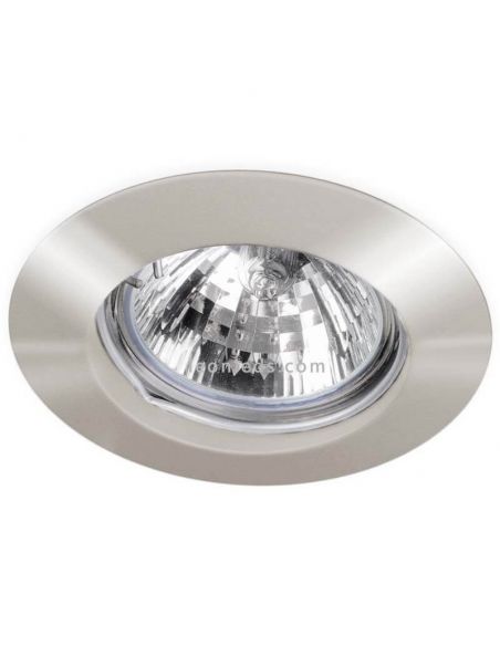 Anneau encastré rond fixe Basic Fix Acier anodisé | Éclairage LeonLeds