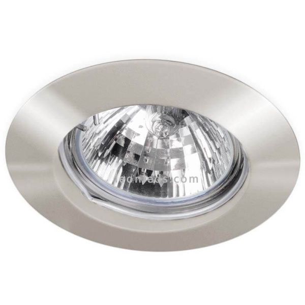 Anneau encastré rond fixe Basic Fix Acier anodisé | Éclairage LeonLeds