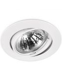Aro orientable redondo Basic Tilt blanco | LeonLeds Iluminación