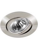 Aro orientable redondo Basic Tilt Acero Anonizado | LeonLeds Iluminación