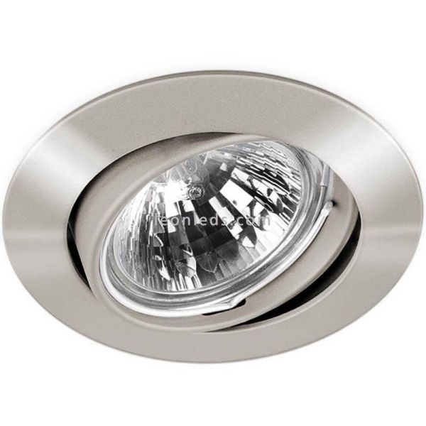 Aro orientable redondo Basic Tilt Acero Anonizado | LeonLeds Iluminación