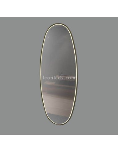 Grand miroir LED noir Onix ACB Lighting 58 W | LeonLeds Lighting