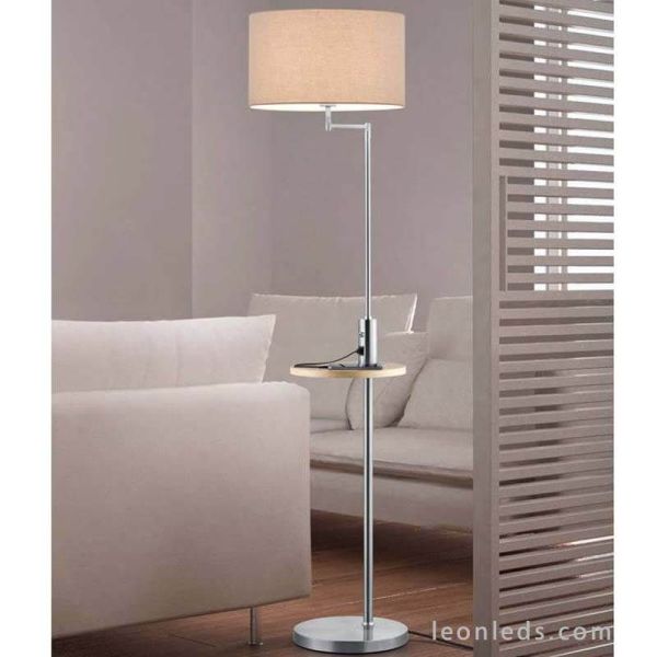 Lámpara de pie con USB Claas Trio Lighting | LeonLeds Iluminación
