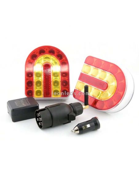 Lumières LED sans fil pour remorque agricole ou outil | Éclairage LeonLeds