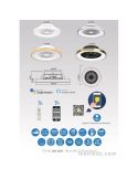 Plafón Ventilador LED Madera Tibet 7126 | LeonLeds Iluminación