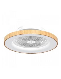 Plafón Ventilador LED Madera Tibet 7126 Mantra Iluminación | LeonLeds