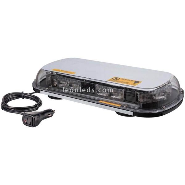 Mini Puente LED Plano Ambar homologado con conector de mechero NR65 TA1 Agropar | LeonLeds Iluminación