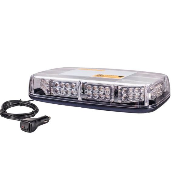 Mini Bridge LED Magnétique Ambre avec connecteur allume-cigare NR65 TA1 Agropar | Éclairage LeonLeds