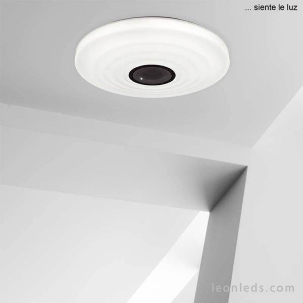 Plafón LED con altavoz Ondas 5878 Mantra | LeonLeds Iluminación