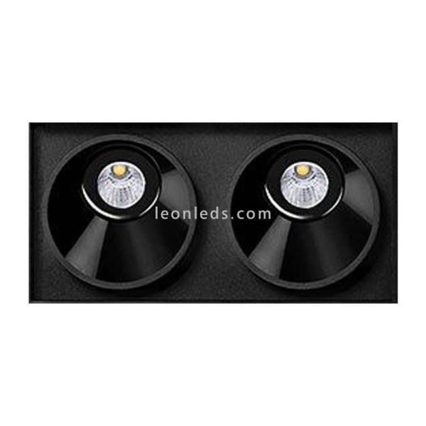 Black Foster Negro Asymmetric Trimless 2 ArkosLight | LeonLeds Iluminación