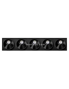 Preto Foster Assimétrico Trimless 5 ArkosLight | Leon Iluminação LED 2