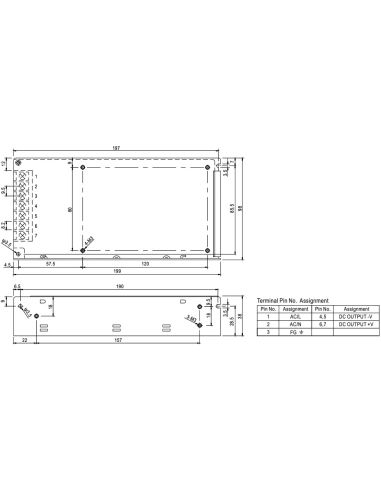 Transformador Tira LED RS 150-12 Mean Well Fuente de Alimentación | LeonLeds