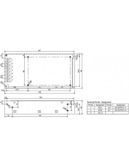 LED Strip Transformer RS 150-12 Mean Well Power Supply | leonleds