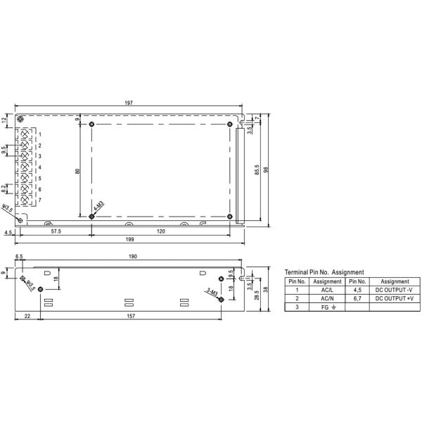 Transformador Tira LED RS 150-12 Mean Well Fuente de Alimentación | LeonLeds