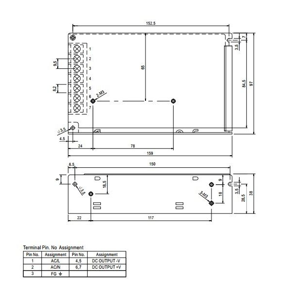 Transformador Tira LED RS 150-12 Mean Well | LeonLeds