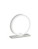 Lampe de table LED ronde Blanc KiteSurf 7195 7145 Mantra | Éclairage LeonLeds