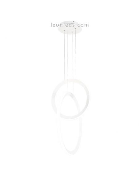 Lámpara de techo aros LED KiteSurf 48W 7191 Mantra | LeonLeds Iluminación