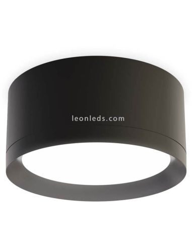 Plafón Stram Surface 1 10.5W de ArkosLight Negro