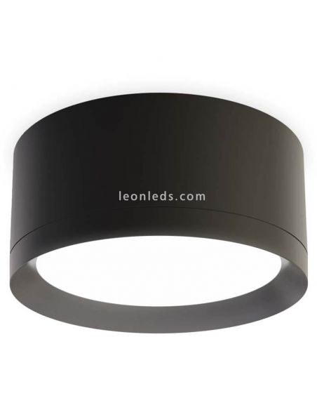 Luminária de teto Stram Surface 1 10,5 W da ArkosLight Preto