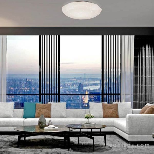 Plafonnier LED Mantra Diamante | Éclairage LeonLeds
