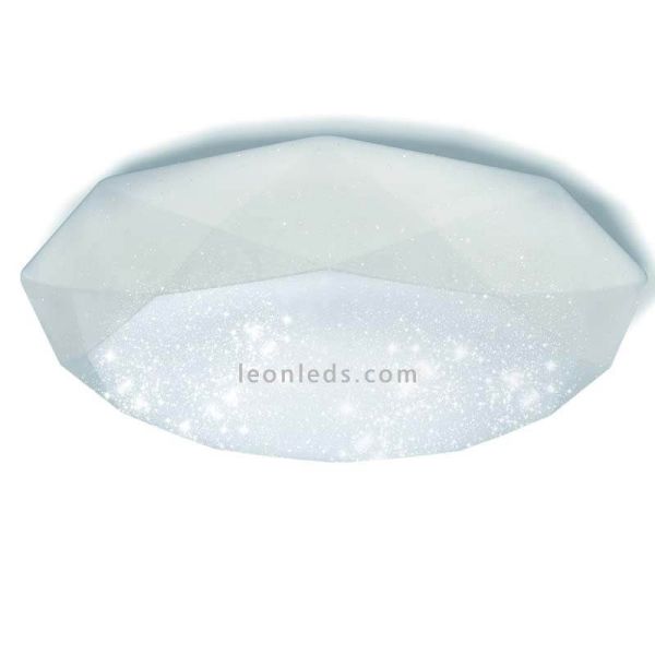 Plafón LED moderno Diamante Mantra 5935 5936 5970 5971 | LeonLeds Iluminación