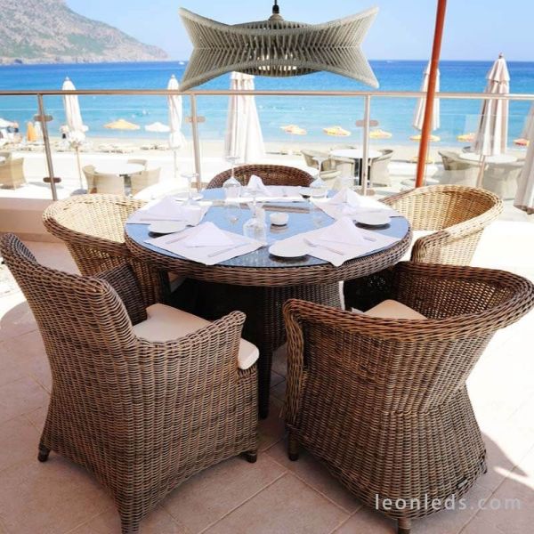 Lâmpada de teto grande ao ar livre Polynesia 7130 Mantra | Leon Iluminação LED