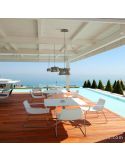 Lámpara colgante de Exterior moderna Polinesia 7131 Mantra | LeonLeds Iluminación