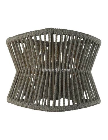 Aplique de exterior moderno Polinesia Beige Oscuro 7133 Mantra Santiago Sevillano | LeonLeds Iluminación