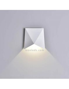 Arandela LED moderna para exterior Triax Mantra Branco 6526 | Leon Iluminação LED