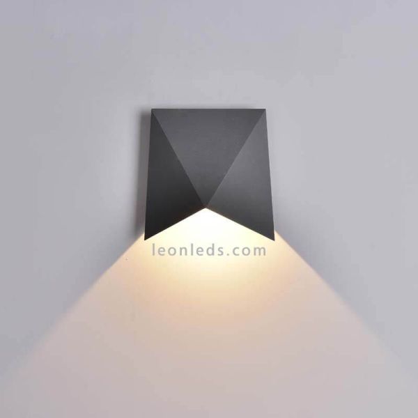 Aplique LED para exterior moderno Triax Mantra Gris oscuro 6525 | LeonLeds Iluminación