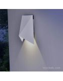 Applique murale d'extérieur à LED moderne Triax Mantra Blanc 6526 | Éclairage LeonLeds