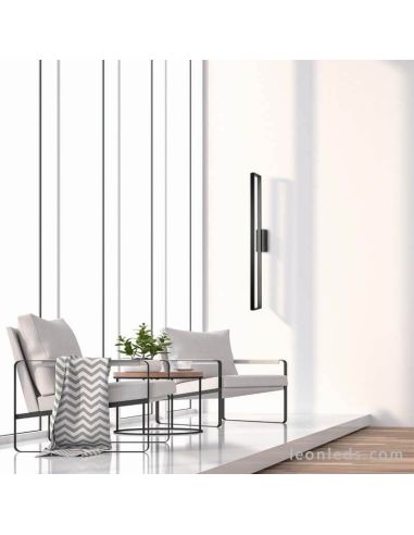 Luminária de parede LED preta Durban Mantra 7175 7176 7177 | LeonLeds Lighting