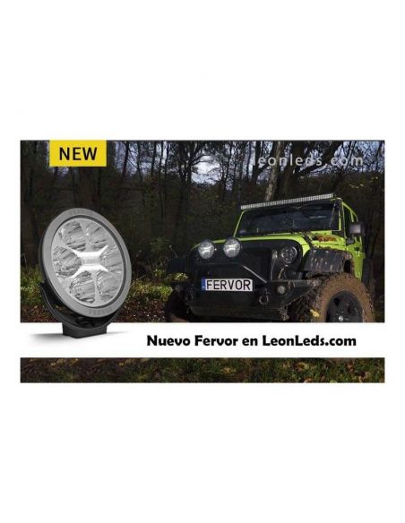 Faro LED Largo Alcance Homologado Camión 4X4 Fervor 220 50Cd Wesem | Leonleds