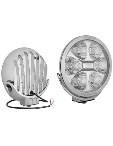 Faro LED Cromado Homologado Fervor 220 50Cd Wesem | LeonLeds Iluminación