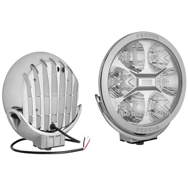 Farol LED cromado HR Fervor 220 25 Pontos de luz Wesem | Leon Iluminação LED