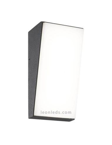 Arandela LED moderna para exterior cinza escuro Solden 7072 | Leon Iluminação LED