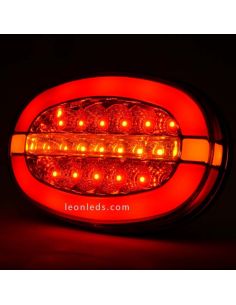 Voyant LED ovale à 3 fonctions A été approuvé 1432 | Éclairage LeonLeds 2