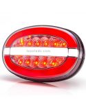 Feu arrière à LED avec position antibrouillard et marche arrière Was | Éclairage LeonLeds