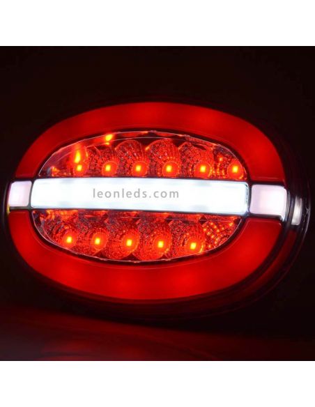 Kit 6 Pilotos LED traseros Ovalados W214 W205DD Was Posición niebla y marcha atras | LeonLeds Iluminación