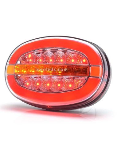 Kit 6 feux arrière ovales à LED W205 Était Position intermittente progressive Frein | Éclairage LeonLeds