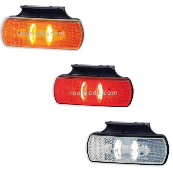 Pilotos LED Galibo con soporte Ambar Blanco Rojo Horpol LD2219 LD2220 LD2221 | LeonLeds Iluminación
